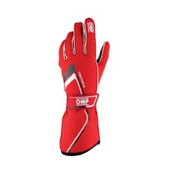 OMP TECNICA 2021, перчатки для автоспорта, красный