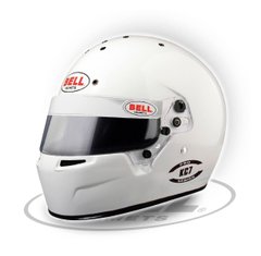BELL KC7-CMR WHITE, шлем для картинга, белый