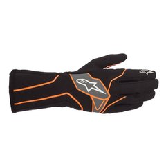ALPINESTARS TECH-1 K V2, перчатки для картинга, черный/оранжевый