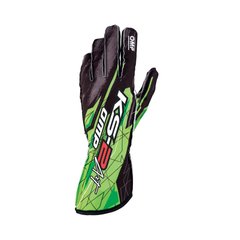 OMP KS-2R ART, перчатки для картинга, черный/зеленый