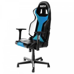 SPARCO GRIP SKY 2019, офисное кресло, черный/голубой