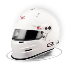 BELL GP3 SPORT WHITE (HANS), шлем для автоспорта, белый