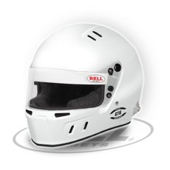 BELL GT6 PRO WHITE (HANS), шлем для автоспорта, белый