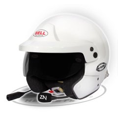 BELL MAG-10 RALLY SPORT WHITE (HANS), шлем для автоспорта, белый