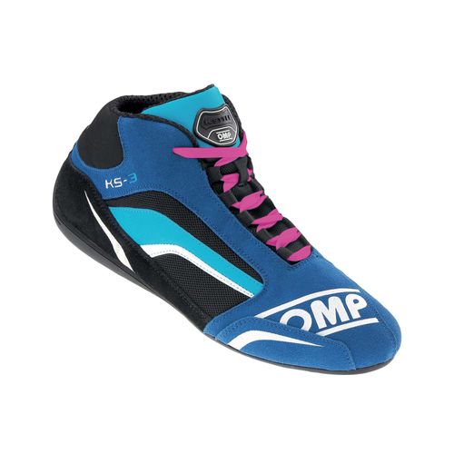 OMP KS-3, ботинки для картинга, синий/черный/голубой