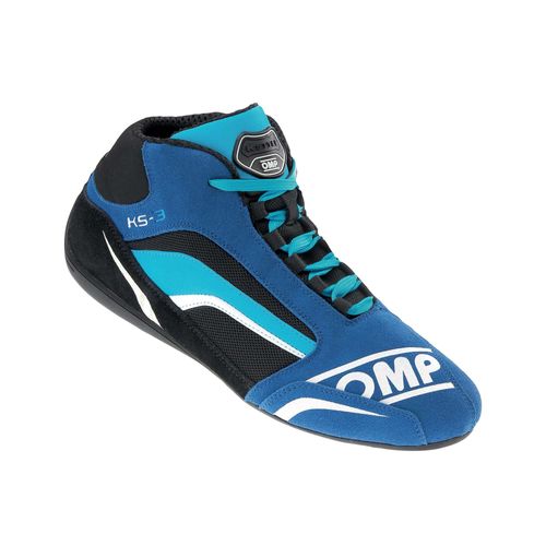 OMP KS-3, ботинки для картинга, синий/черный/голубой, р-р 45