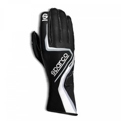 SPARCO RECORD, перчатки для картинга, черный/белый