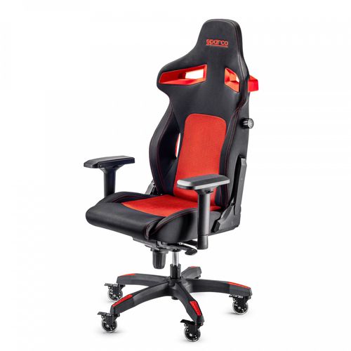 SPARCO STINT, офисное кресло, черный/красный