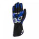 SPARCO RUSH, перчатки для картинга, светло-синий/черный