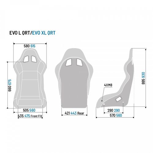 SPARCO EVO XL QRT, сиденье для автоспорта