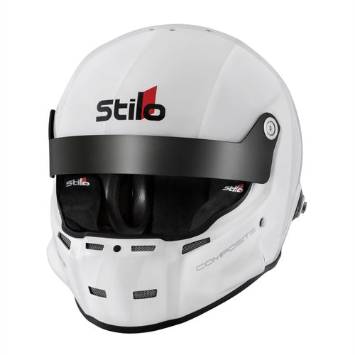 STILO ST5 R COMPOSITE RALLY - Snell SA2020, FIA 8859-15, Hans FIA8858-10, шлем для автоспорта, белый/черный