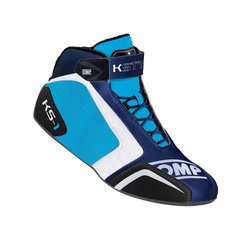 OMP KS-1, ботинки для картинга, синий/белый/голубой