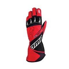 OMP KS-2R 2022, перчатки для картинга, красный/черный