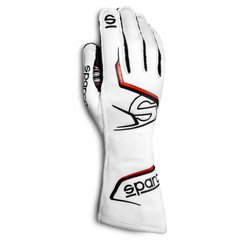 SPARCO ARROW K, перчатки для картинга, белый/черный