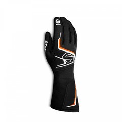 SPARCO TIDE, перчатки для автоспорта, черный/оранжевый