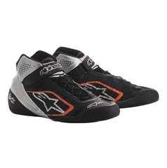 ALPINESTARS TECH-1 KZ, ботинки для картинга, черный/серебристый/оранжевый, р-р 45