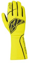 ALPINESTARS TECH-1 START V2, перчатки для автоспорта, желтый/черный