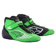 ALPINESTARS TECH-1 KX, ботинки для картинга, черный/зеленый