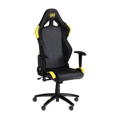 OMP WHEELED CHAIR, офисное кресло, черный/желтый