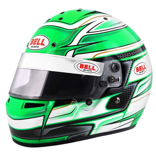 BELL KC7-CMR, шлем для картинга, зеленый