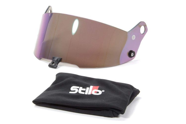 STILO YA0805, визор для шлема STILO ST5, зеркальный синий полупрозрачный