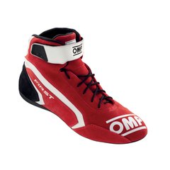 OMP FIRST 2021, ботинка для автоспорта, красный