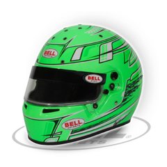 BELL KC7-CMR CHAMPION GREEN, шлем для картинга, зеленый