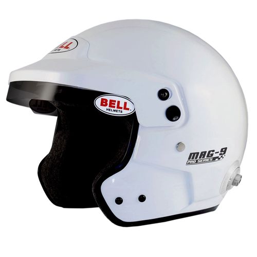 BELL MAG9, шлем для автоспорта, белый