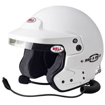 BELL MAG9 RALLY, шлем для автоспорта, белый