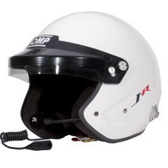 OMP J-RALLY 2022, шлем для автоспорта, белый