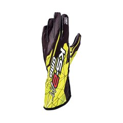 OMP KS-2R ART, перчатки для картинга, черный/желтый