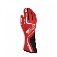 SPARCO LAP, перчатки для автоспорта, красный/черный