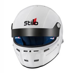 STILO ST5 GTN COMPOSITE - Snell SA2020, FIA 8859-15, Hans FIA8858-10, шлем для автоспорта, белый/синий