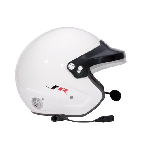 OMP J-RALLY 2022, шлем для автоспорта, белый