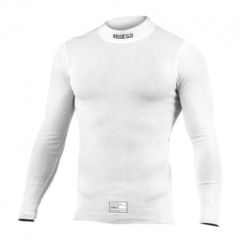 SPARCO PRIME+ LONG SLEEVE SHIRT, футболка с длинным рукавом, белый