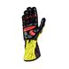 OMP KS-2R ART, перчатки для картинга, черный/желтый