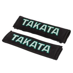 TAKATA 78008-0, накладки на ремни безопасности 3" (75 мм), черный