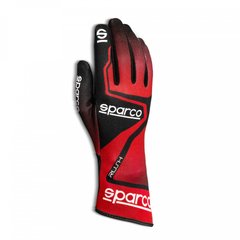 SPARCO RUSH, перчатки для картинга, красный/черный