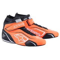 ALPINESTARS TECH-1 T V3, ботинки для автоспорта, оранжевый/черный/белый