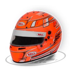 BELL KC7-CMR CHAMPION ORANGE, шлем для картинга, оранжевый