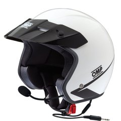 OMP STAR-J (ECE INTERCOM), шлем для автоспорта, белый