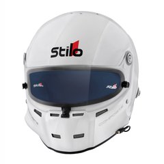 STILO ST5 F COMPOSITE TURISMO - Snell SA2020, FIA 8859-15, Hans FIA8858-10, шлем для автоспорта, белый/синий