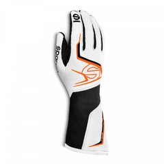 SPARCO TIDE K, перчатки для картинга, черный/белый/оранжевый