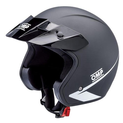 OMP STAR, шлем для автоспорта (без FIA), черный матовый