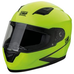 OMP CIRCUIT EVO, шлем для автоспорта (без FIA), желтый