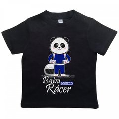 SPARCO T-SHIRT BABY RACER, футболка детская, черный, р-р 6-12(months)