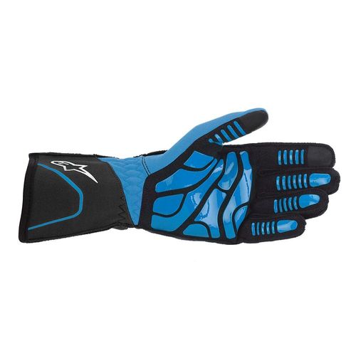 ALPINESTARS TECH-1 KX V2, перчатки для картинга, синий/черный