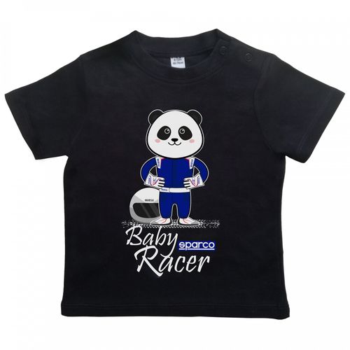SPARCO T-SHIRT BABY RACER, футболка детская, черный
