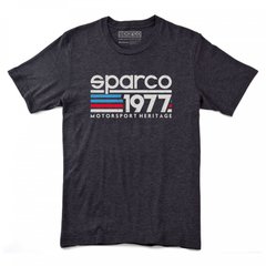 SPARCO USA T-SHIRT VINTAGE 77, футболка, черный