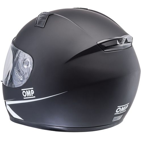 OMP CIRCUIT, шлем для картинга, черный матовый